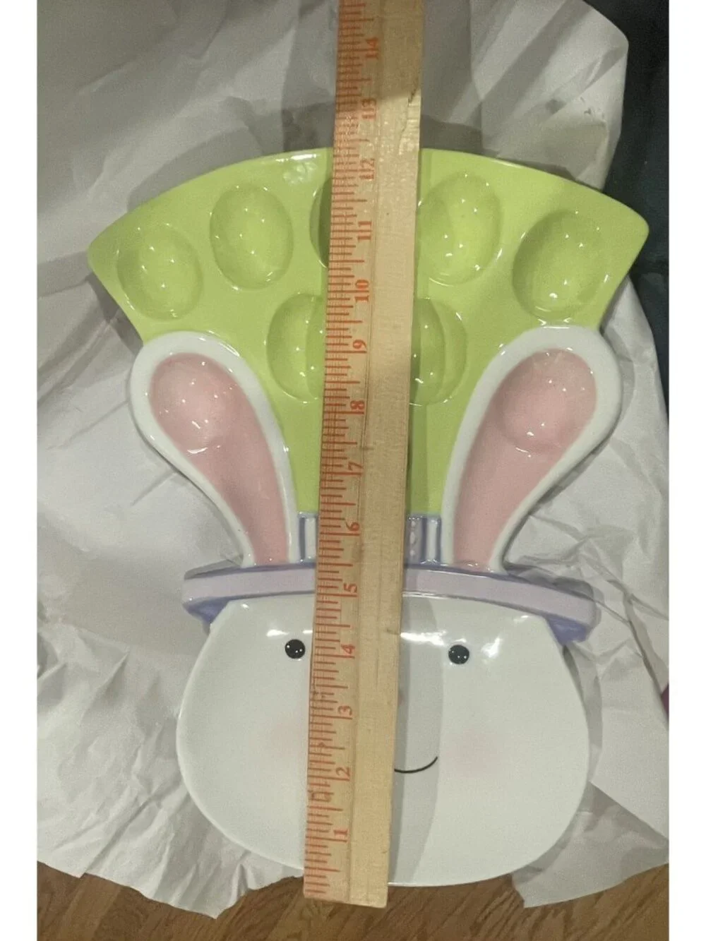 Bunny Deviled Egg Plate- Easter-GrassLands Road-Easter-